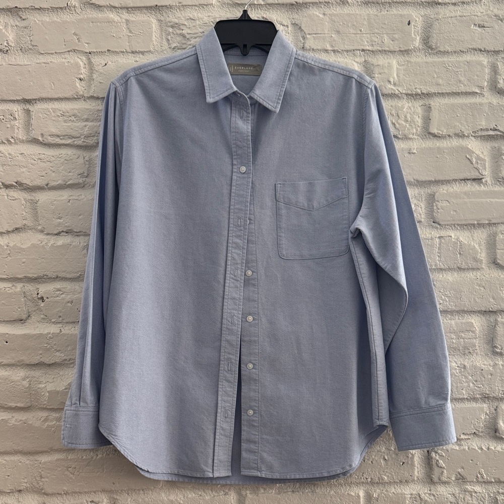 Everlane Sky Blue Button-Down Shirt, Size 12